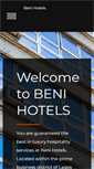 Mobile Screenshot of benihotels.com